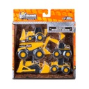 5-Pack Crew Mini Construction Vehicle