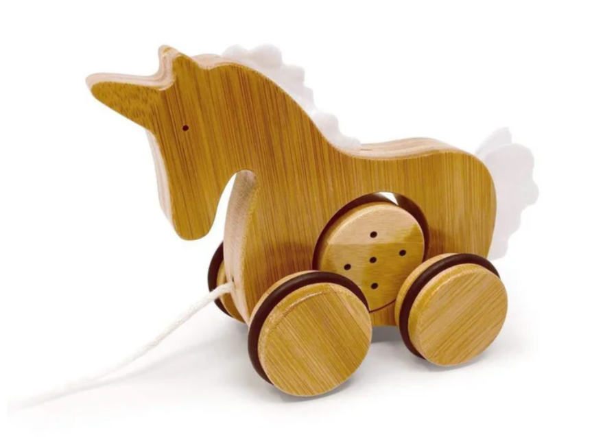 Kinderfeets - Bamboo Push and Pull Unicorn