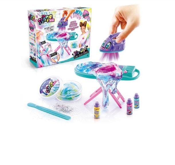 Dyeing table and iron - color changing slime