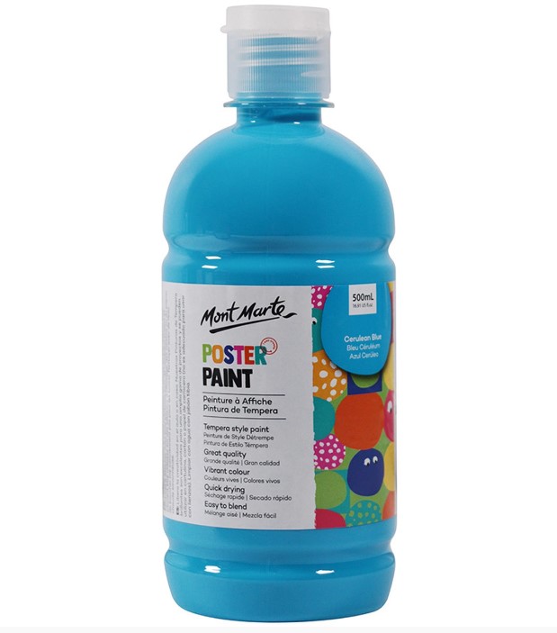 Mont Marte Kids - Booster 500 ml - Cerulean Blue