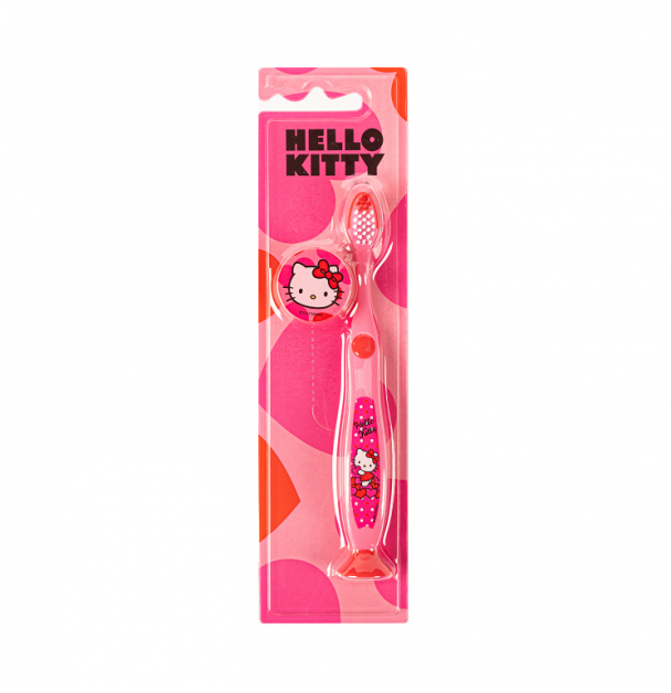 Hello Kitty toothbrush for kids with lid and base