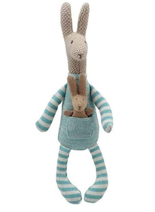 Blue Wilberry Kangaroo knit