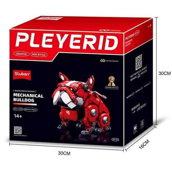 Sluban Blue Bulldog Robot - 890 Pieces