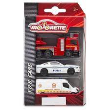 Majorette - Set of 3 Emergency Vehicles