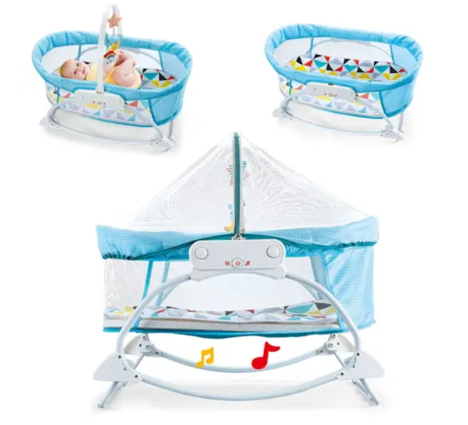 Electric music baby cradle no include battery