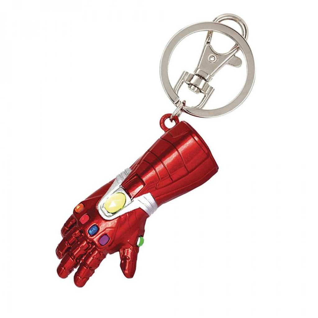 Pewter Colored Key Ring - Infinity Saga (M) - Iron Man Gauntlet