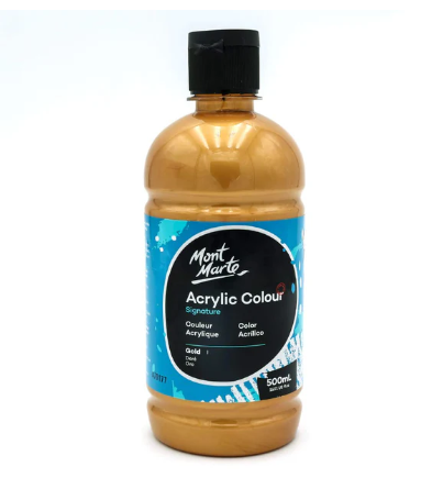 MONT MARTE ACRYLIC COLOR 500ML-GOLD