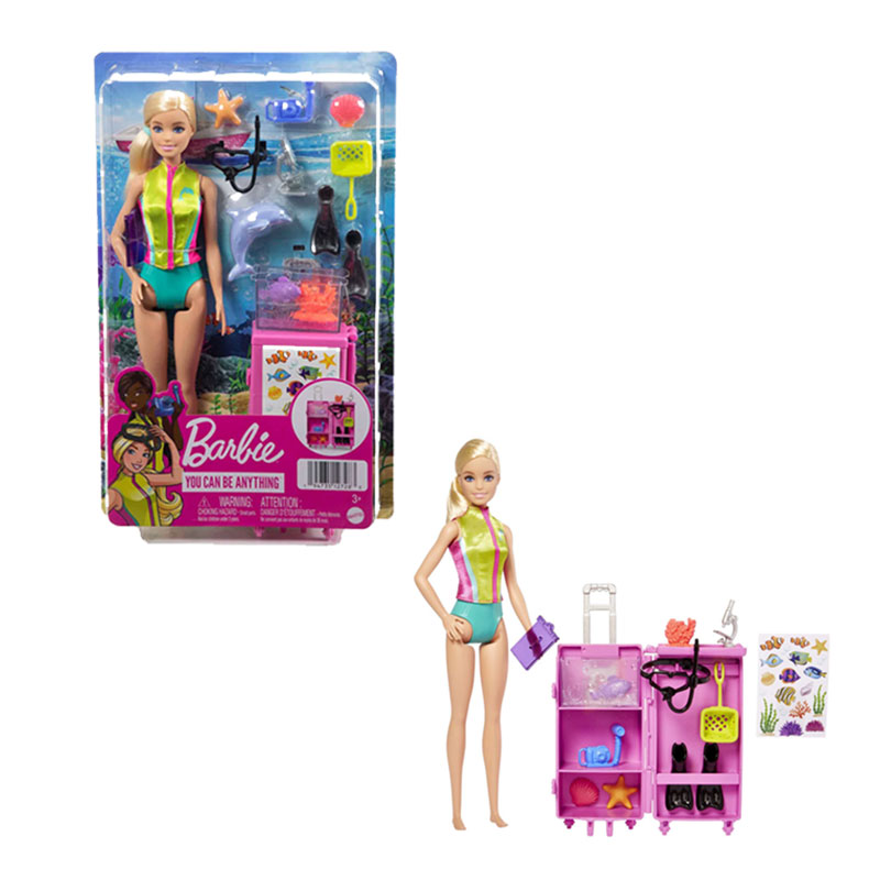 Barbie marine biology lab doll