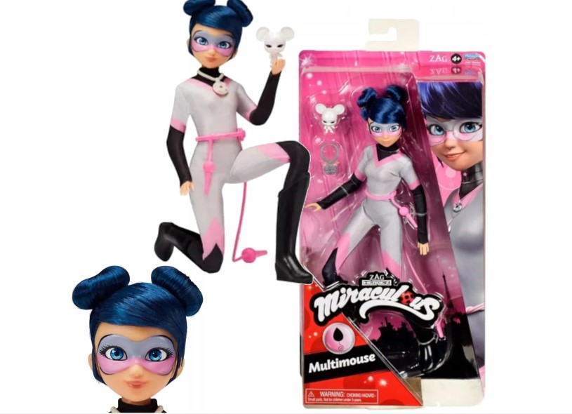Miraculous ladybug doll and Multimus cat noir