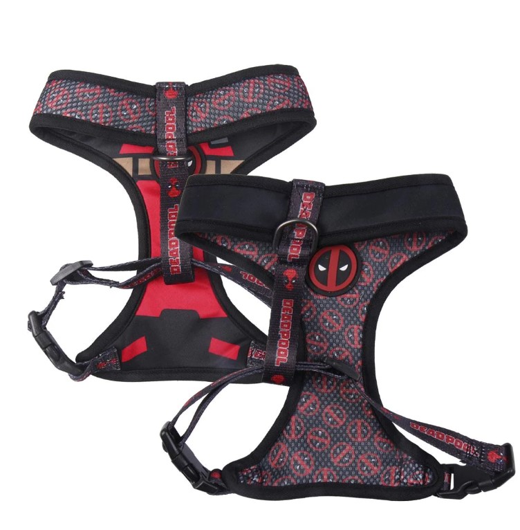 Deadpool Reversible Dog Harness