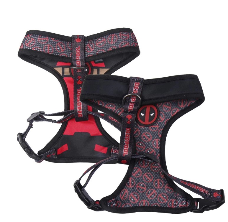 Deadpool Reversible Dog Harness