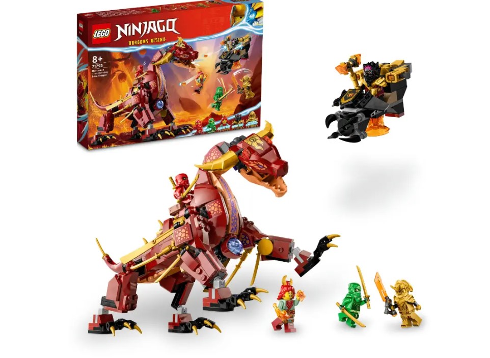 Lego Ninjago Heatwave Transforming Lava Dragon