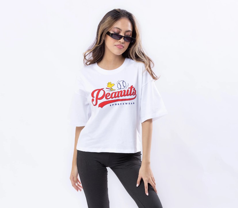 Peanuts Snoopy Ladies Boxy Fit Tee