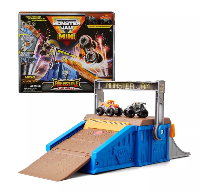 Monster Jam Mini Freestyle Flip Circuit