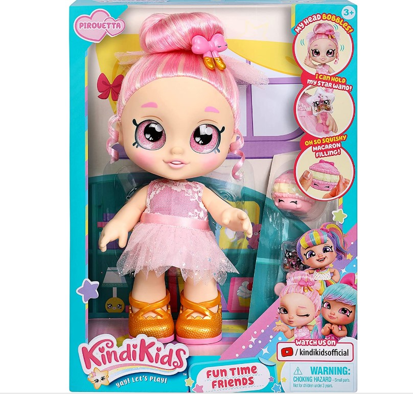 Kindi Kids Fun Time Friends Doll - Berruta
