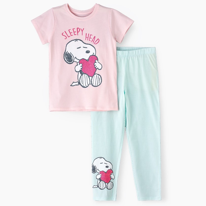 Girls Snoopy pajama set