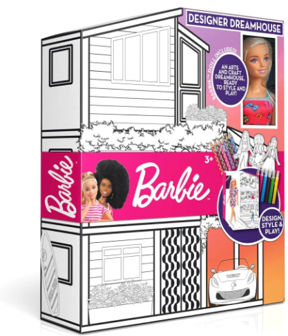 Barbie dream house designer with Barbie doll