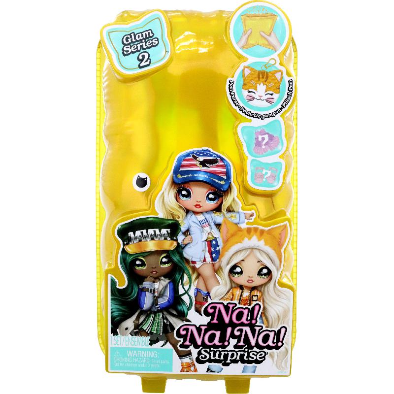 نا! نا! نا! مفاجأة - دمية عصرية 2 في 1 ومحفظة جلام سير