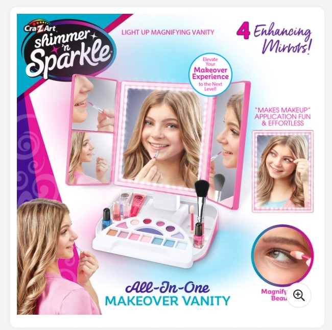 مجموعة مستحضرات تجميل شيمر آند سباركل