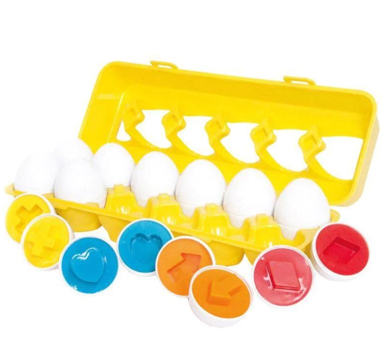PowerJoy 12 Piece Sensory Egg Set