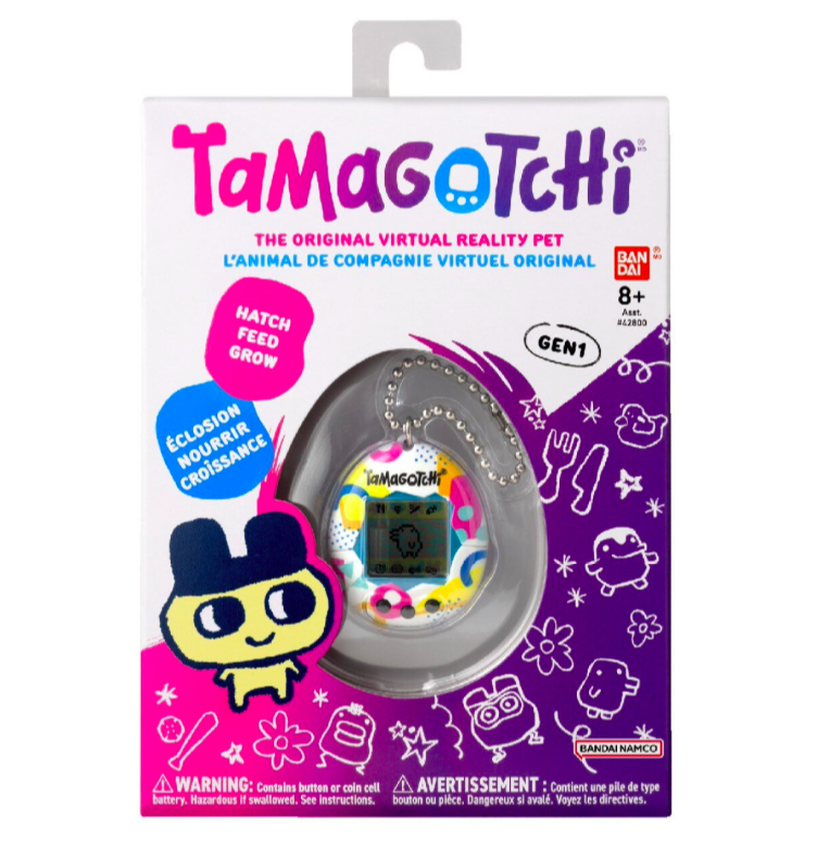 Bandai Tamagotchi Memphis style