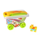 مكعبات عربة 55 قطعة للأطفال