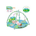 Children's harmonium sports carpet with piano and pillow - green