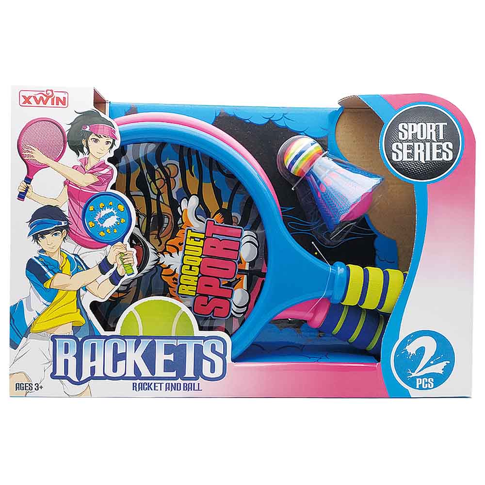 مجموعة مضارب كرة الريشة للأطفال - قطعتين