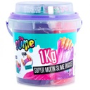 دلو سلايم مع زخارف ألوان مختلفة