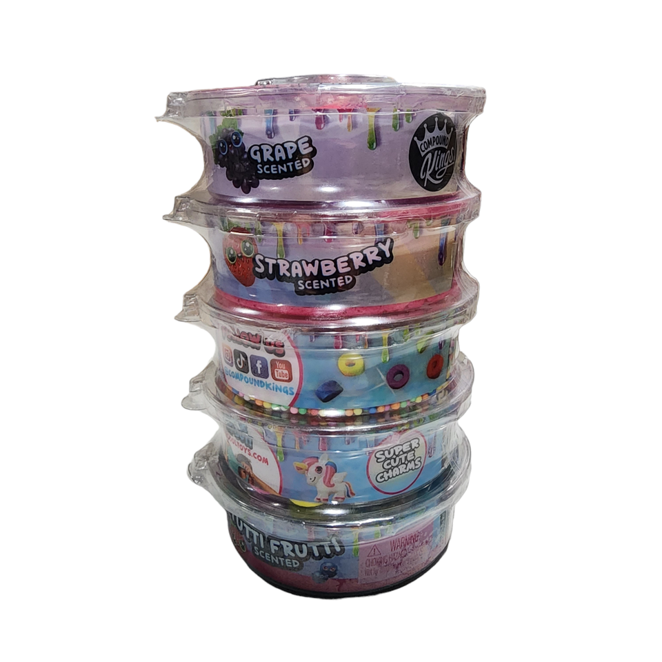 مجموعة سلايم ملونة - 5 قطع