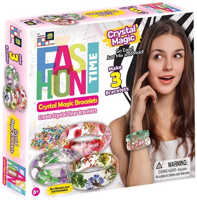 مجموعة إبداعية وقت الموضة - أساور ماجيك الشفافة