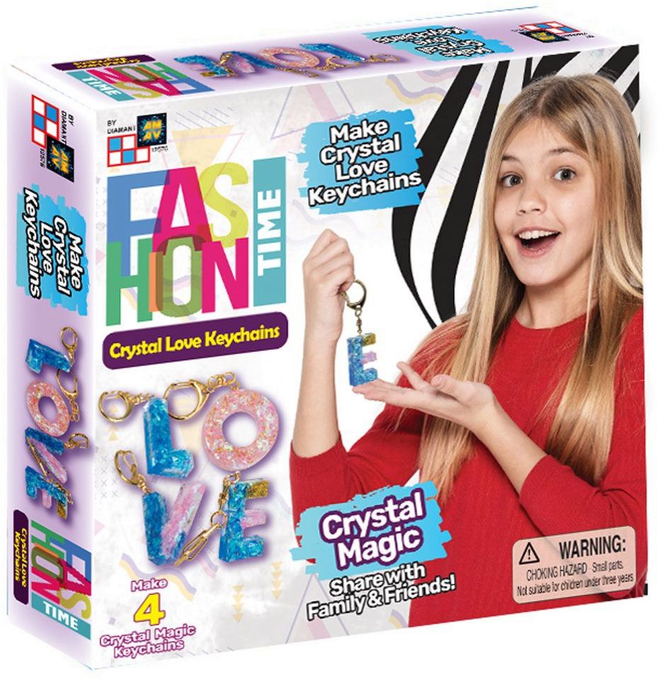 Fashion Time Create 4 Keychains