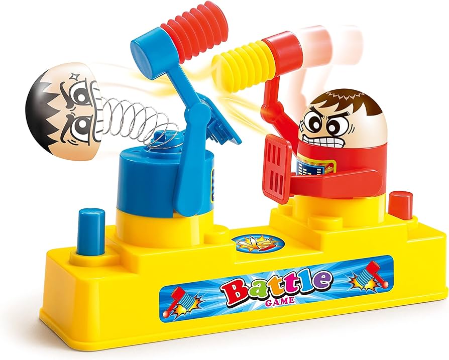 Head-banging game for those who respond quickly