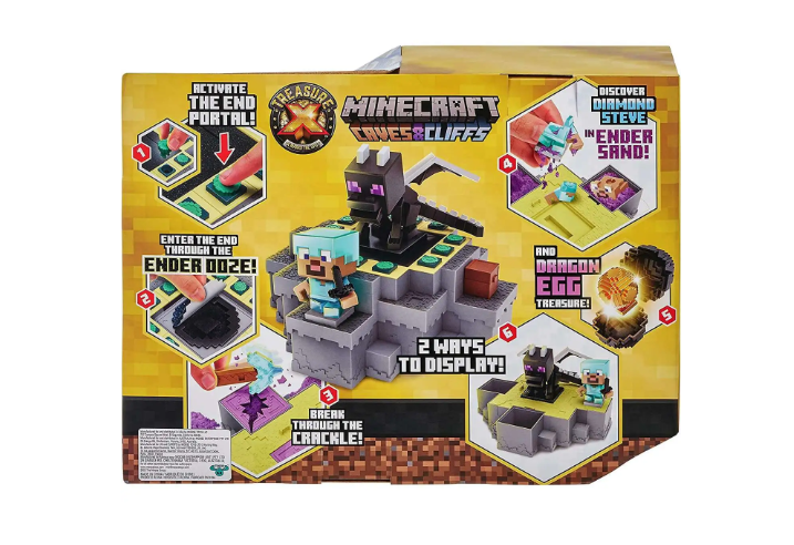 Treasure X Minecraft Caves &amp; Cliffs Ender Dragon