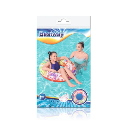 Phosphorescent swimming cover with handle, 91 cm