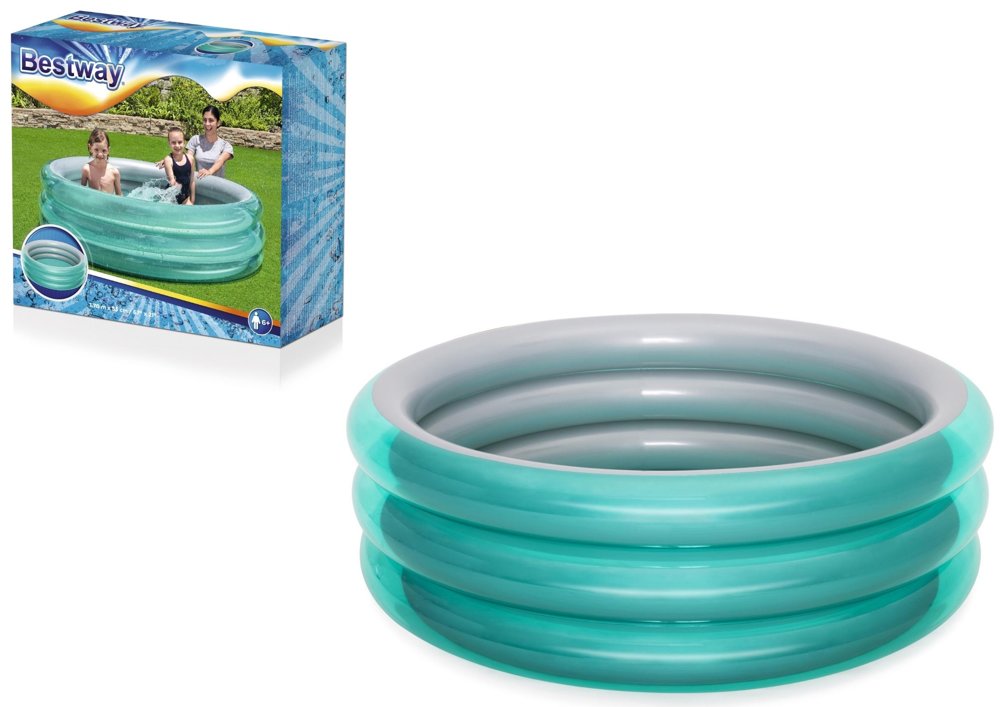 Circular 3-layer inflatable pool