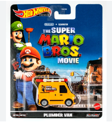 Hot Wheels - Super Mario Movie Plumber Van