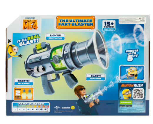 Despicable Me 4 Ultimate Fart Blaster Lights وSfx