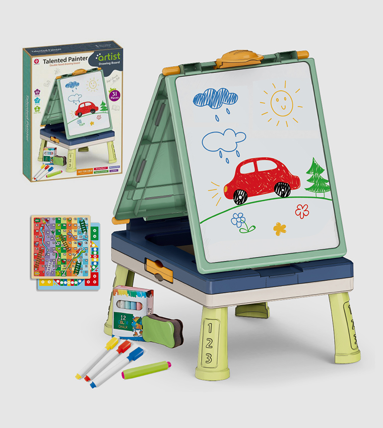 Little Story Double Sided Bag Drawing Board - 31 Pieces