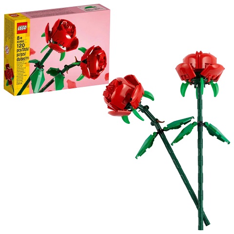 Build a LEGO roses installation