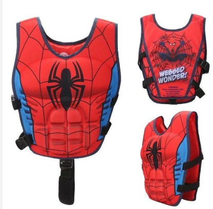 Spider-Man medium rubber swim jacket