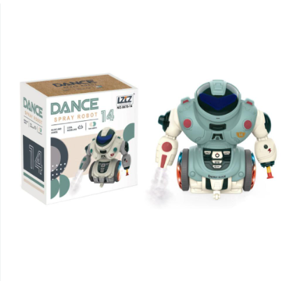 White light and music spray robot