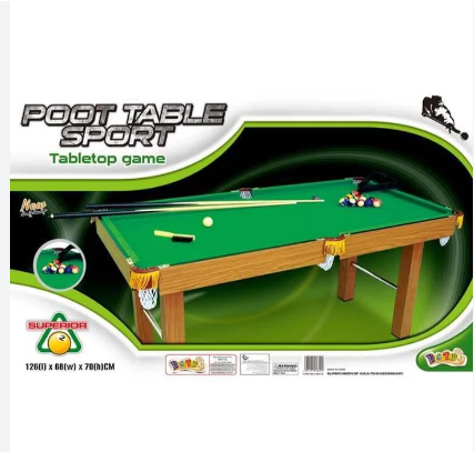 Large billiard table game