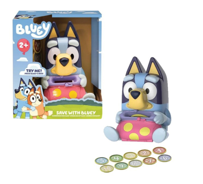 Bluey toy piggy bank