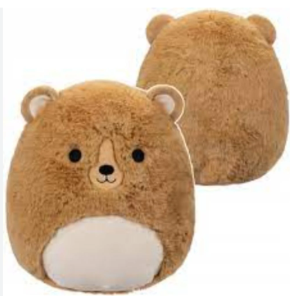 Squishy Mallows 12cm Doll - Greta the Brown Bear