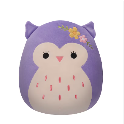 Squishmallows 12&quot; Holly Purple Owl Doll