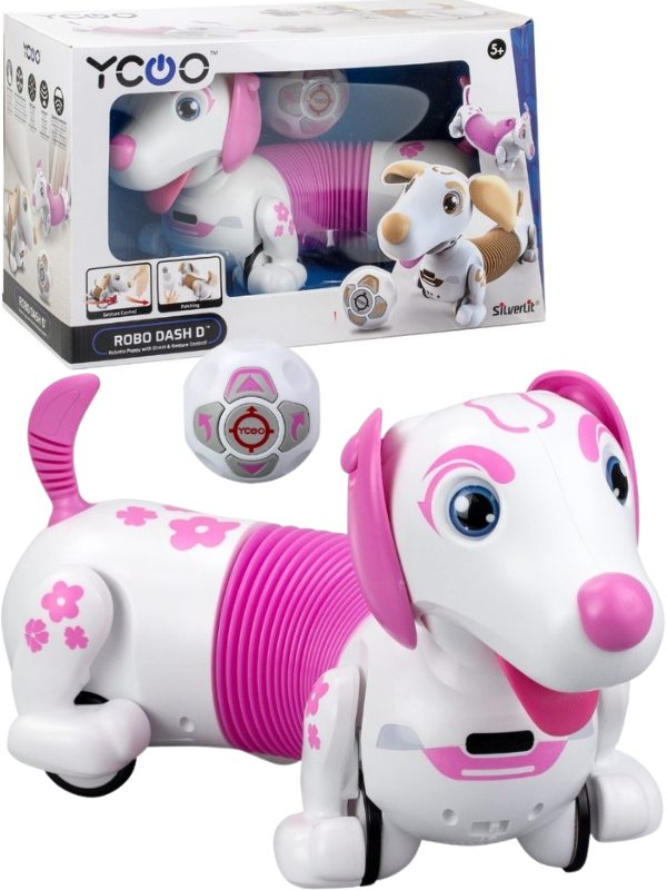 Robo Dash Silverlight dog in pink