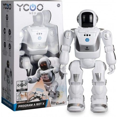 Silver Lit Robotic with Remote Control - 40 cm