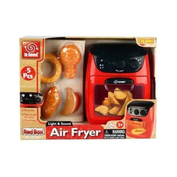 Light and sound air fryer toy set