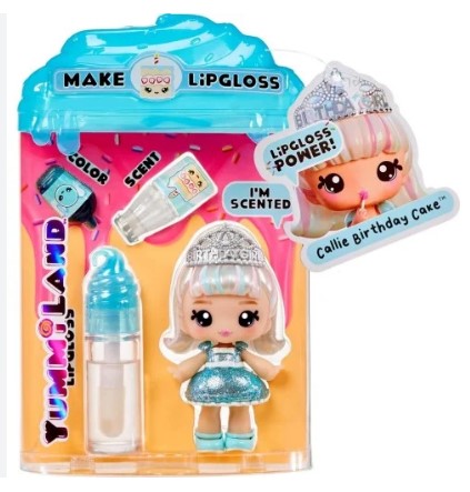Yumiland Lip Gloss Doll - Kali Birthday Cake